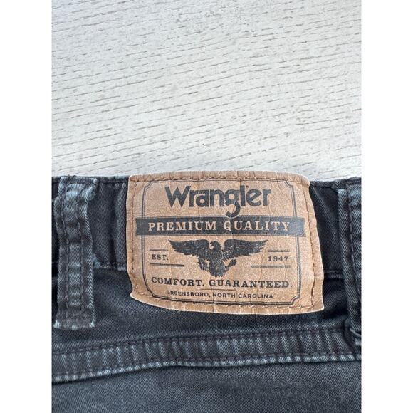 Wrangler Straight Fit Flex 36x30 Dark Denim Cowboy Western Jeans (P) - Picture 3 of 5